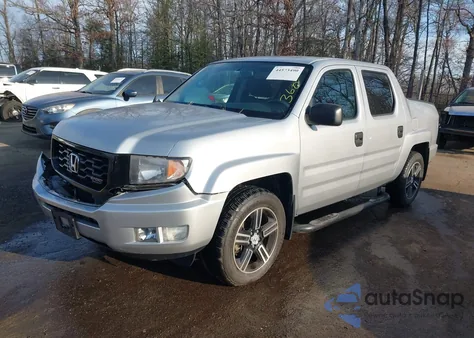 2014 Honda Ridgeline Sport from USA, damaged, VIN 5FPYK1F76EB008319